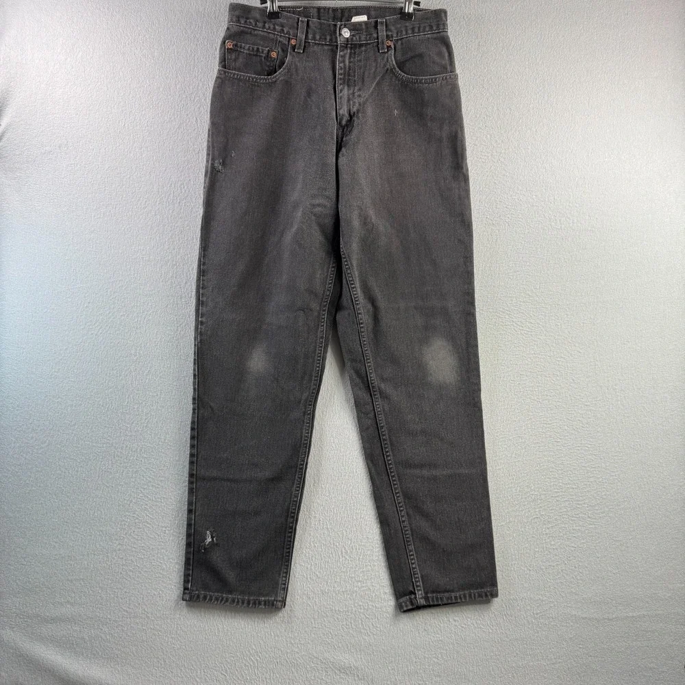 Vintage Levis Jeans Mens 32x34 (Fits 30x33 ) Black 560 Loose Tapered Y2K 2002